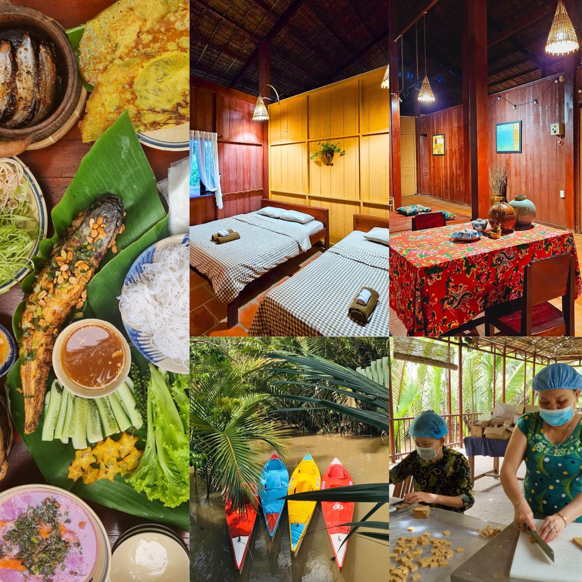 Ba Danh Homestay & Kitchen - Ben Tre Mekong Eksteriør bilde