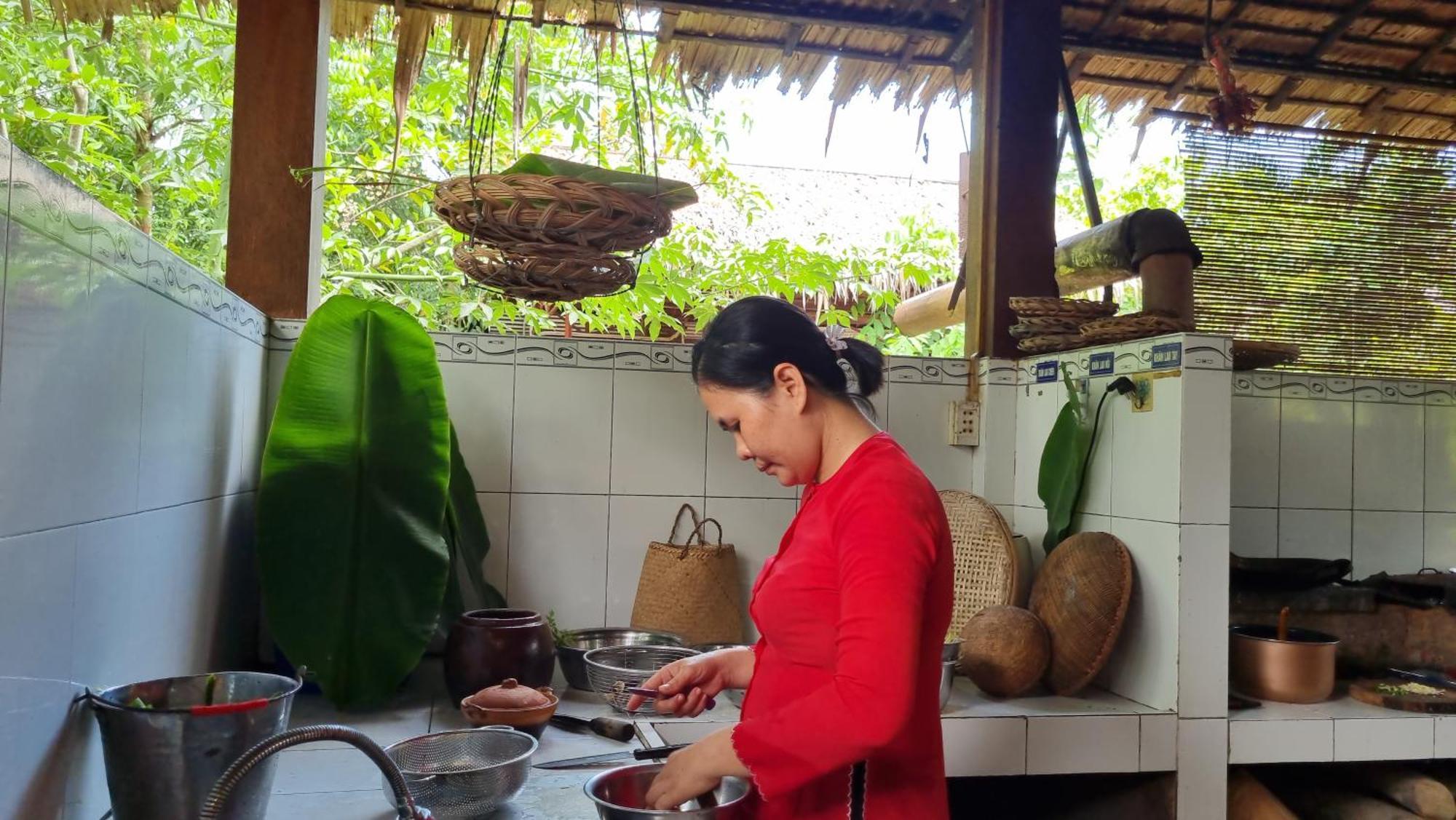 Ba Danh Homestay & Kitchen - Ben Tre Mekong Eksteriør bilde